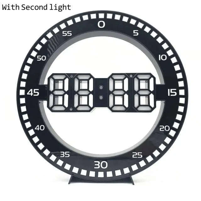 MultiColor Digital Wall Clock