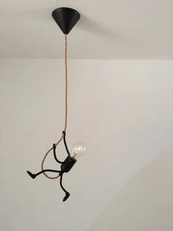 LED Metal Man Hanging Light