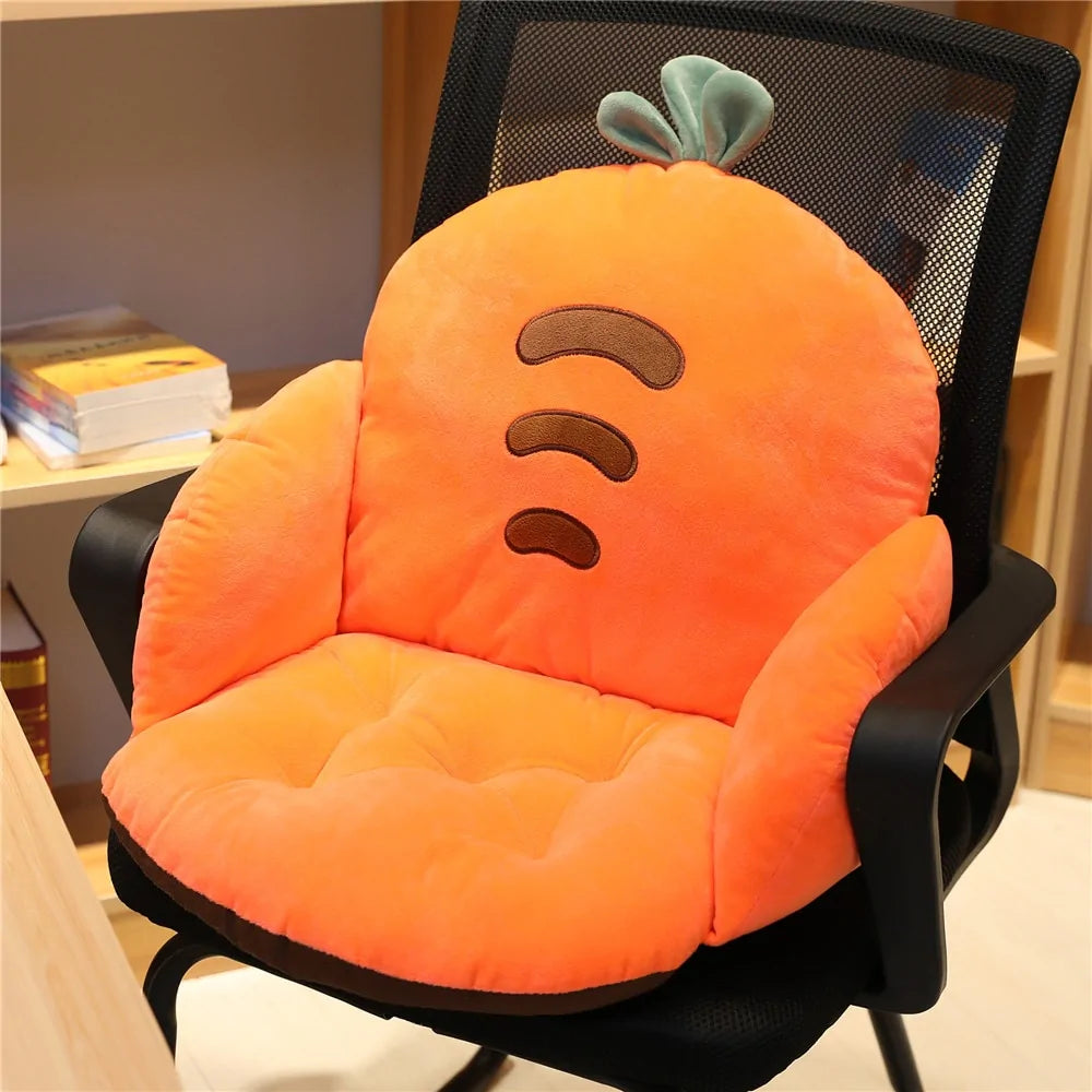 One-piece Chair Cushion: Office/Home Seat Support & Backrest