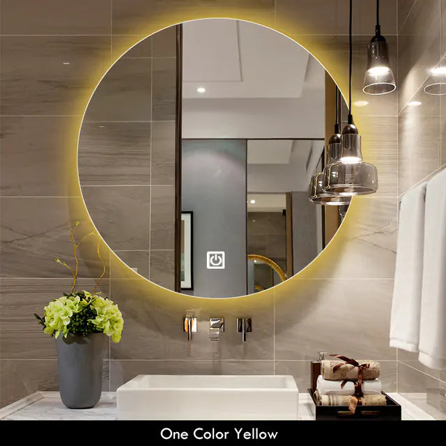 Circular LED Bathroom Mirror