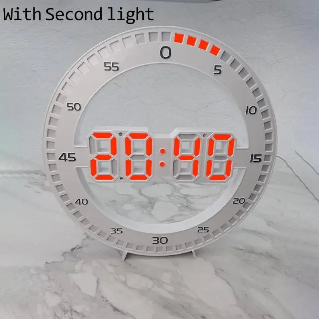 MultiColor Digital Wall Clock