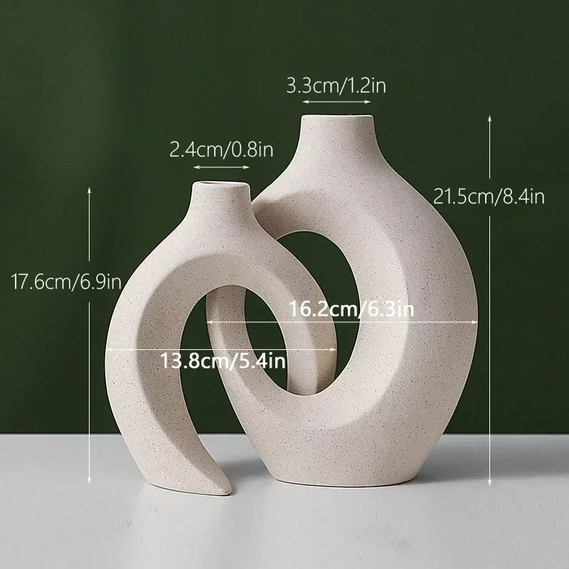 Ceramic Interlock Vase