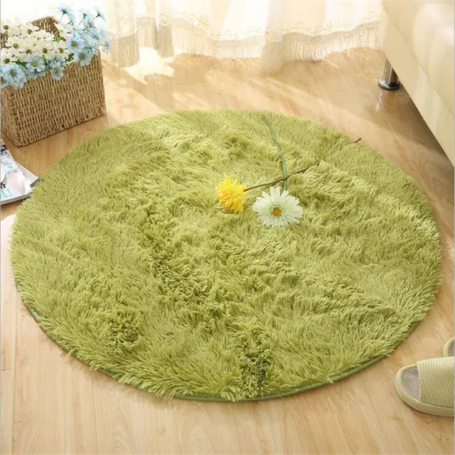 New Warm Thick Round Rug Carpets