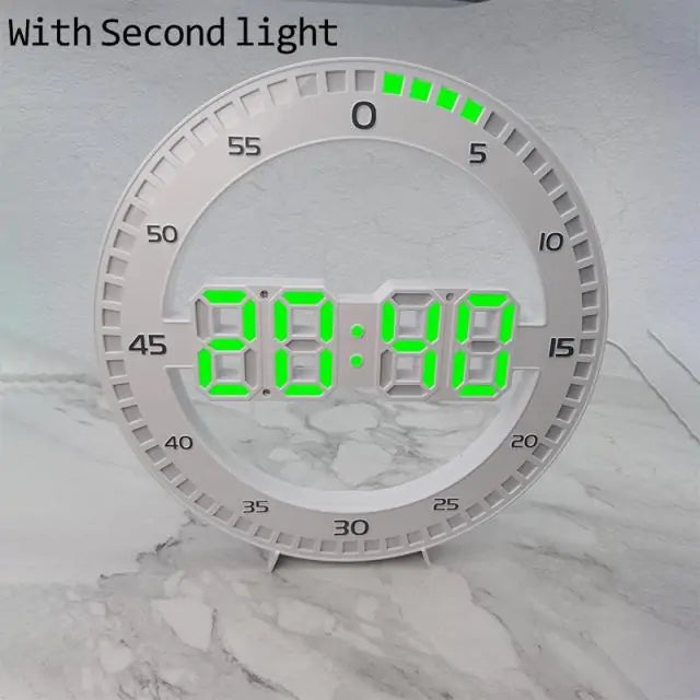 MultiColor Digital Wall Clock