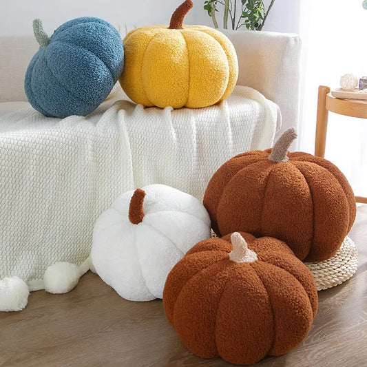 Comforting Stuffed Pumpkin Pillow