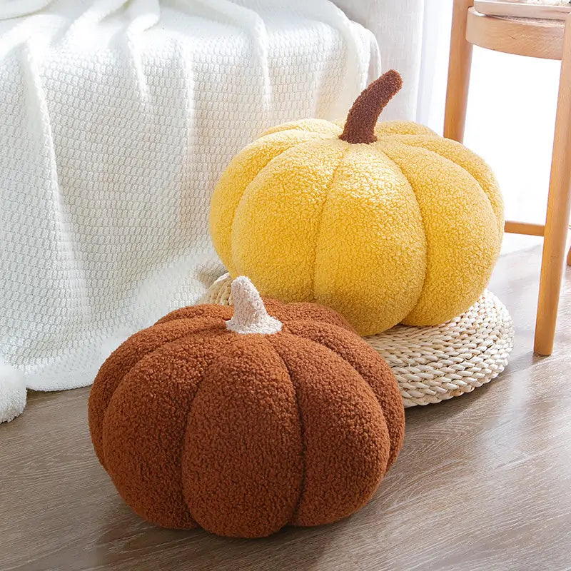 Comforting Stuffed Pumpkin Pillow