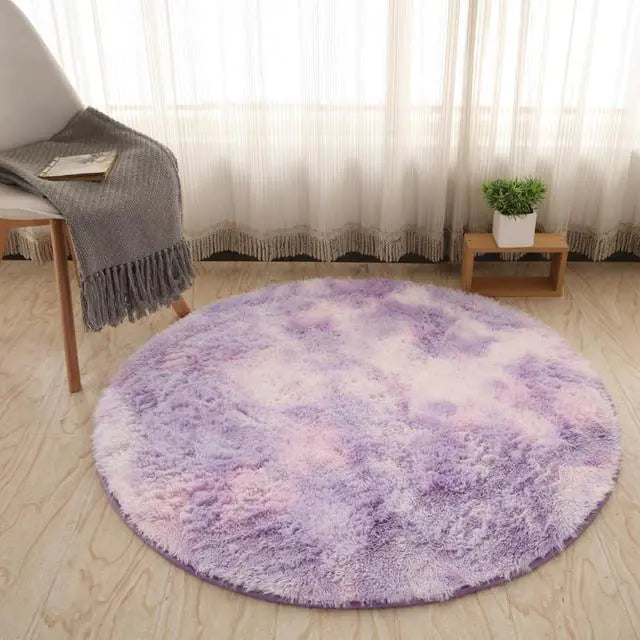 New Warm Thick Round Rug Carpets