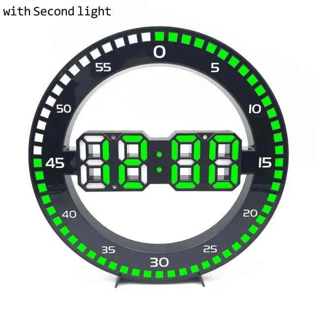 MultiColor Digital Wall Clock