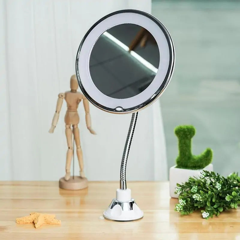 Flexible Makeup Mirror with LED Light