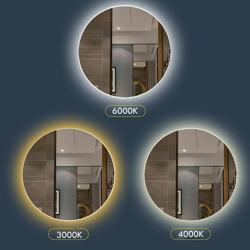 Circular LED Bathroom Mirror