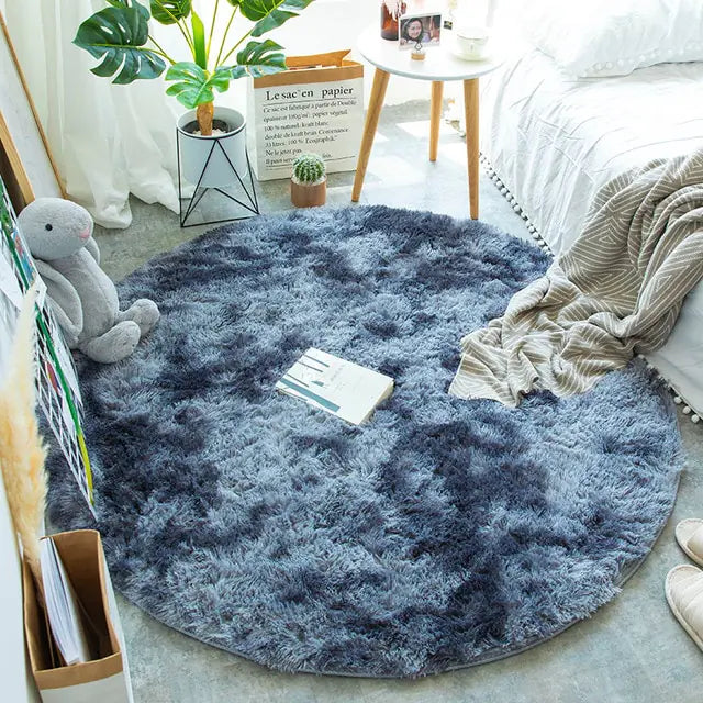 New Warm Thick Round Rug Carpets