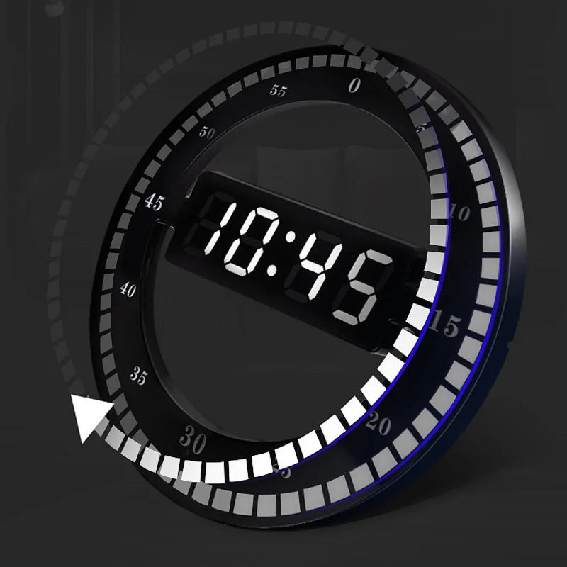 MultiColor Digital Wall Clock