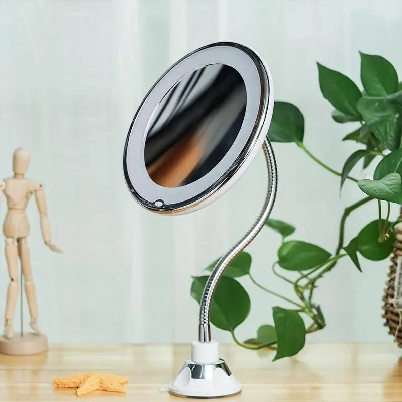 Flexible Makeup Mirror with LED Light