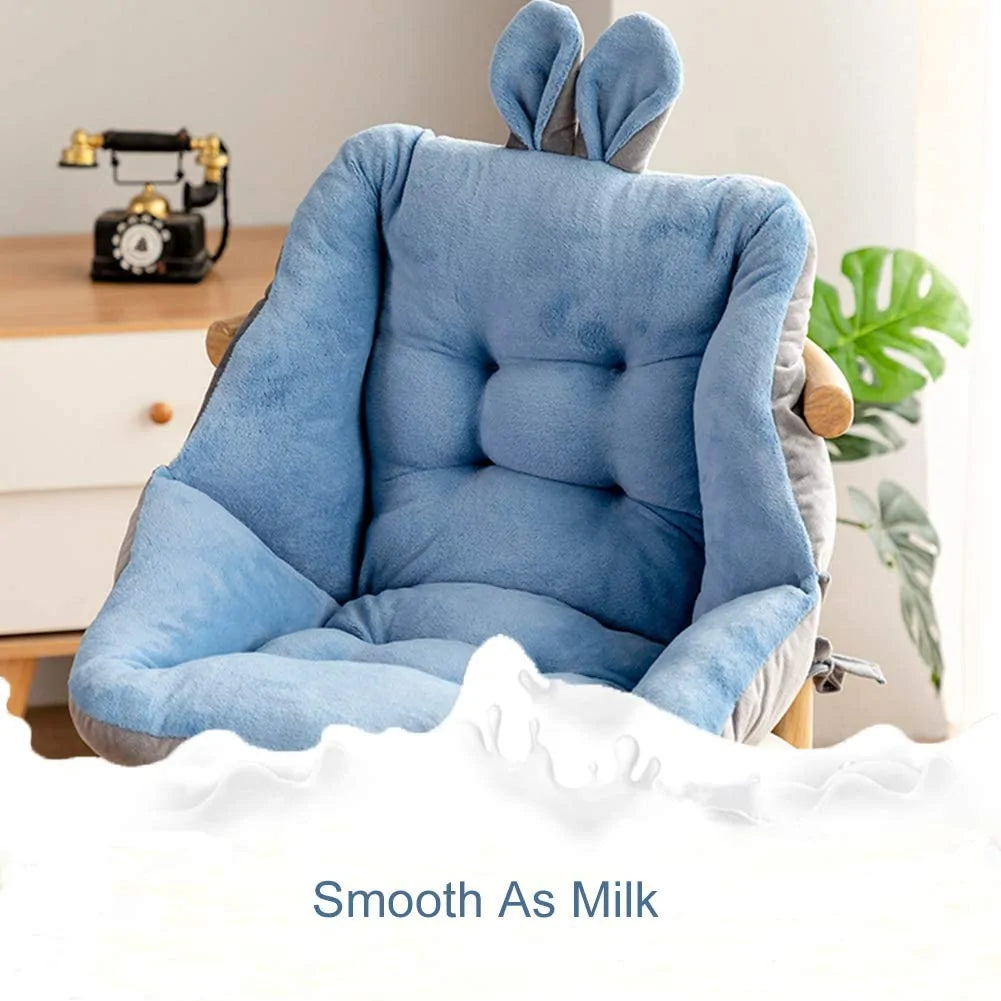 Soft Fluffy Semi-Enclosed Chair Cushion