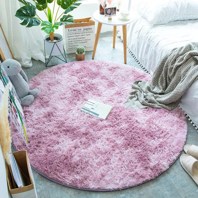 New Warm Thick Round Rug Carpets